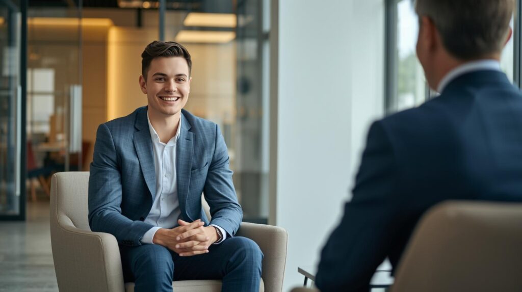 Internship 101 interview preparation in a professional setting