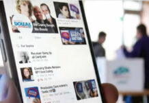 How Election Campaigns Are Changing in the Age of Social Media Person using a smartphone and laptop to browse political content on social media