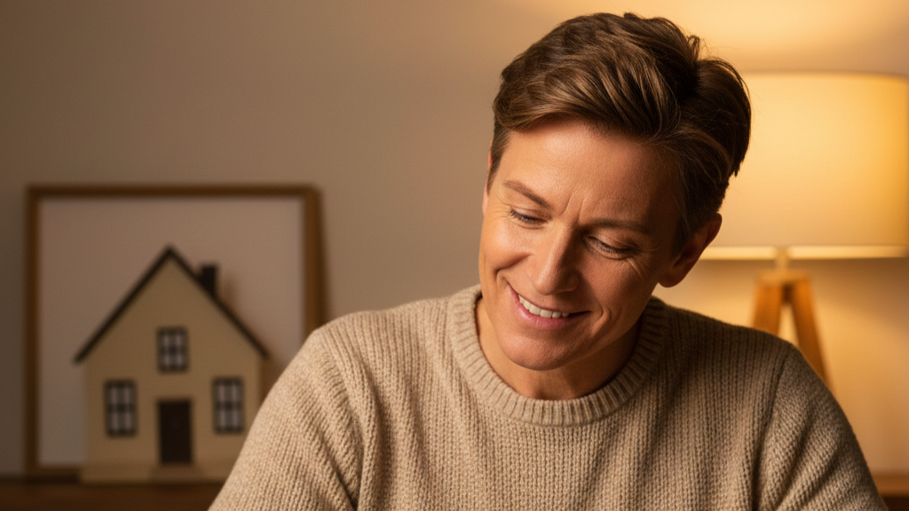 Person celebrating after paying off bad debt and focusing on better financial choices.