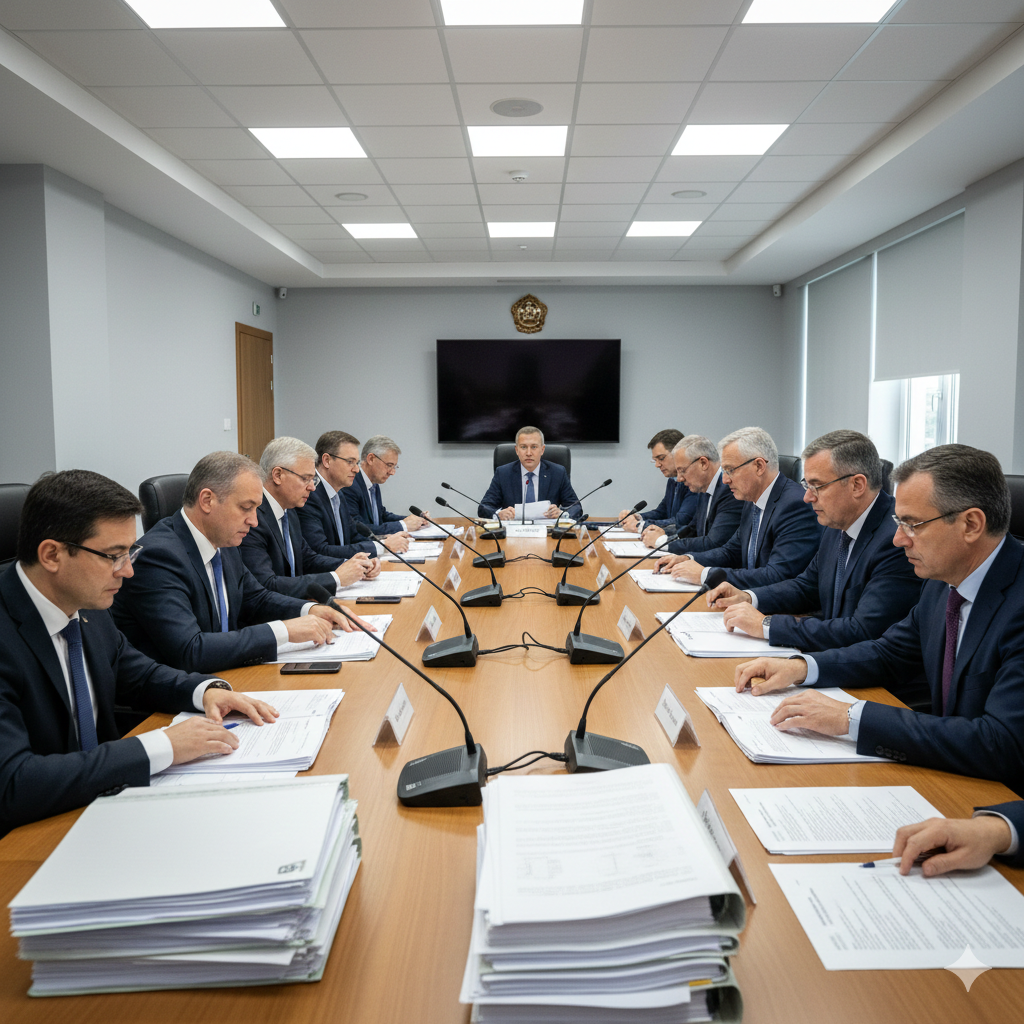 Committee meeting discussing a bill as part of how laws are made.”