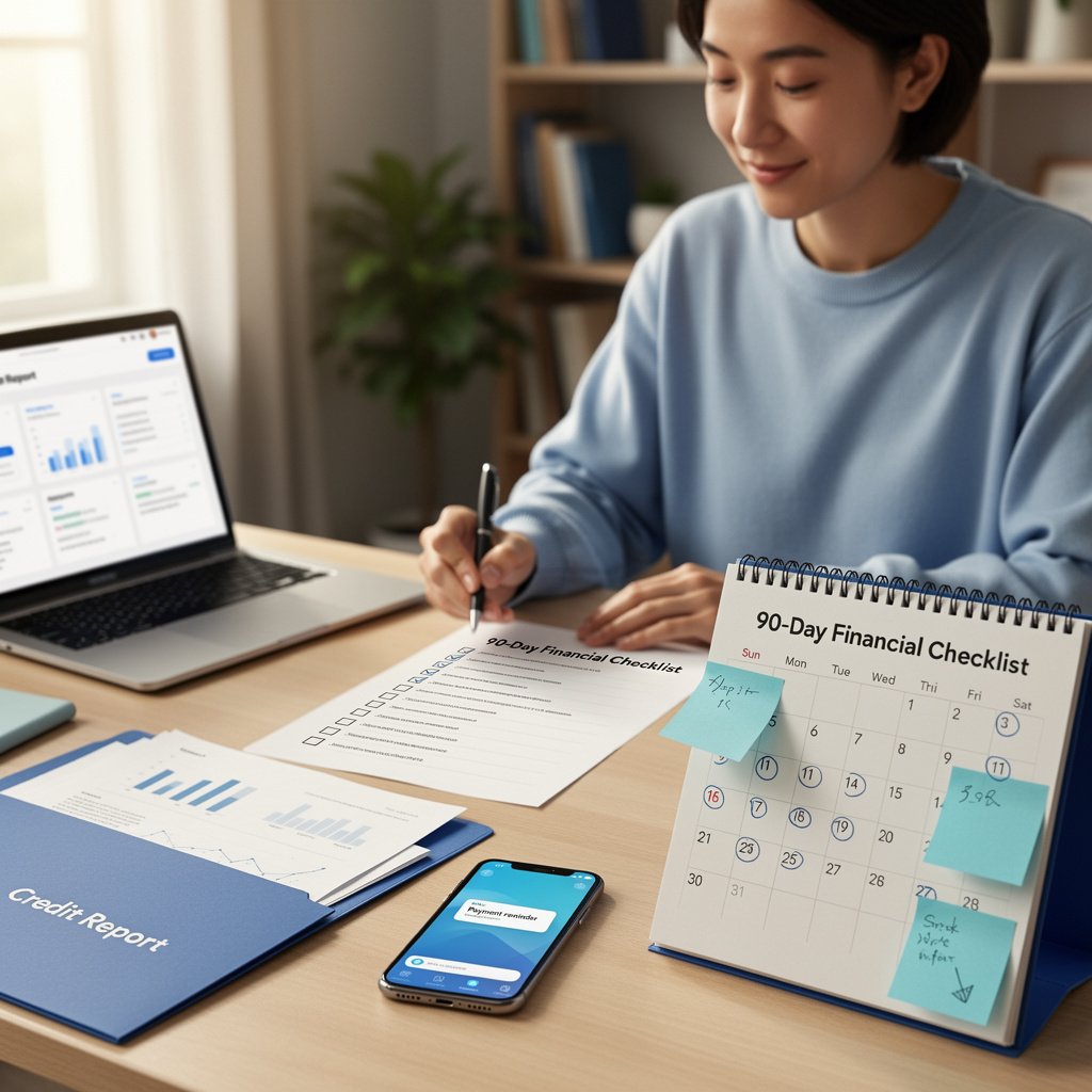 90-day plan to improve credit score
