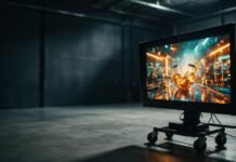 We Replaced an $8,000 Studio Ad Shoot with Generative AI Video Ads: Here Is the Side-by-Side Breakdown Studio monitor displaying commercial footage representing the cost and performance breakdown of AI video ads in 2026